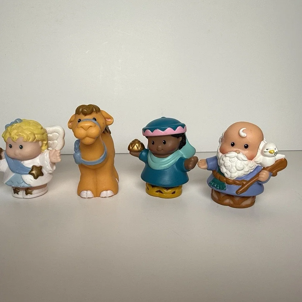 Fisher Price Little People Figure Toy Nativity Christmas Religious Noah Set Of 6